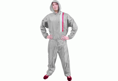 Paint Overall Coverall Grey Reusable M-XXL